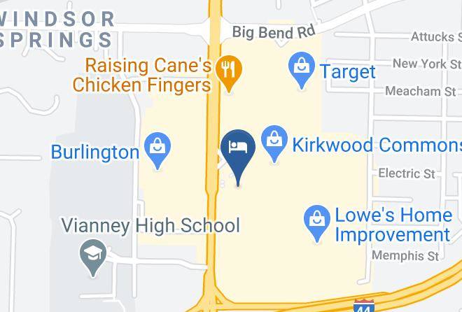 Best Western Kirkwood Inn Map