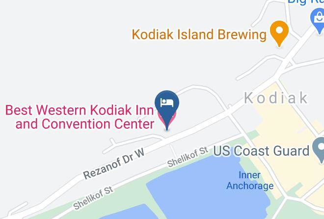 Kodiak Island Borough - Best Western Kodiak Inn And Convention Center Maps