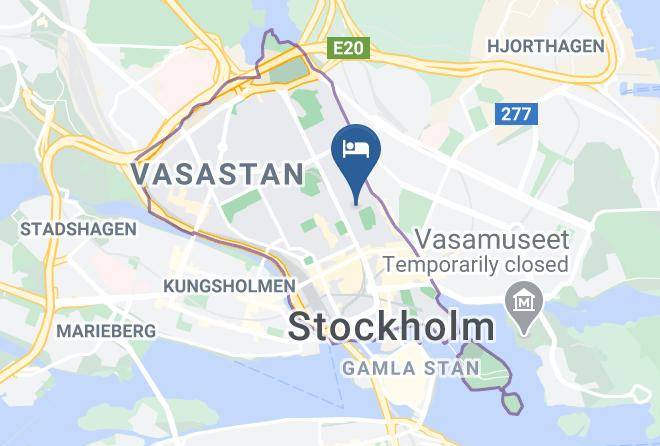 Best Western Kom Hotel Stockholm Map