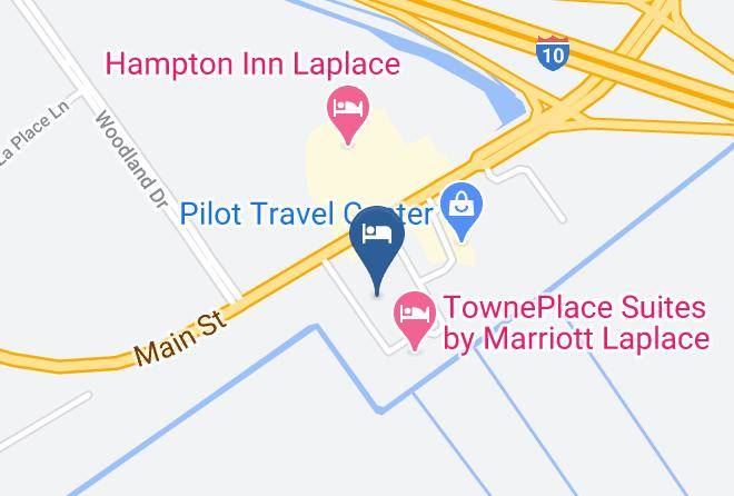 Best Western La Place Inn Map