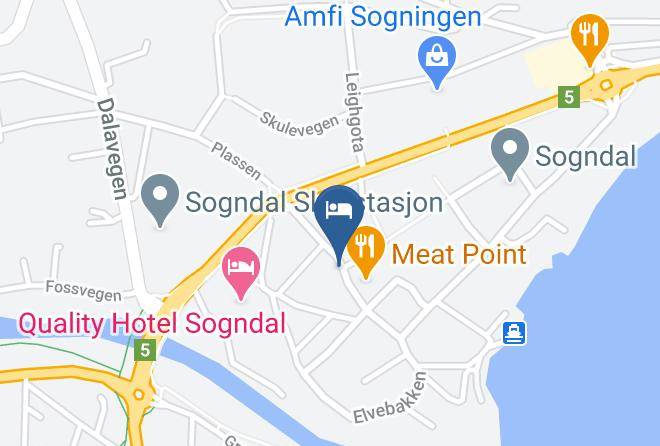 Best Western Laegreid Hotell Map
