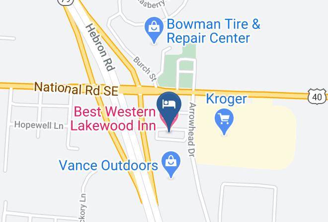 Licking - Best Western Lakewood Inn Maps