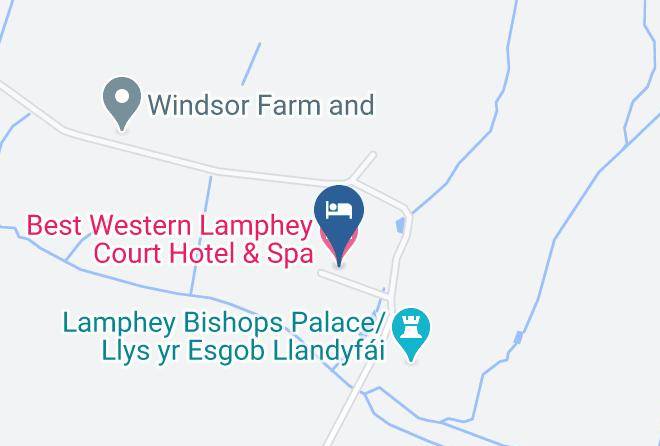 Pembrokeshire - Best Western Lamphey Court Hotel & Spa Maps