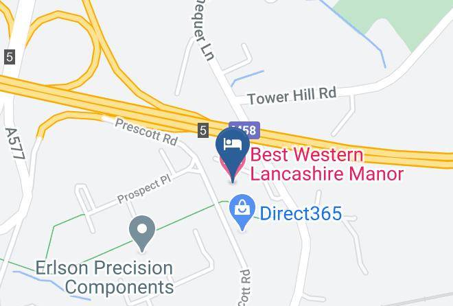 Lancs - Best Western Lancashire Manor Hotel Maps