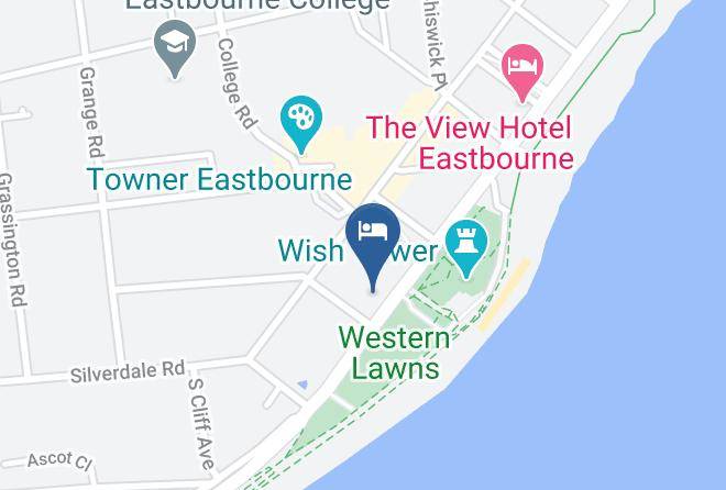 East Sussex - Best Western Lansdowne Hotel Eastbourne Maps