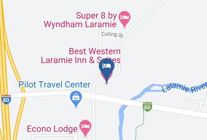 Albany - Best Western Laramie Inn & Suites Maps