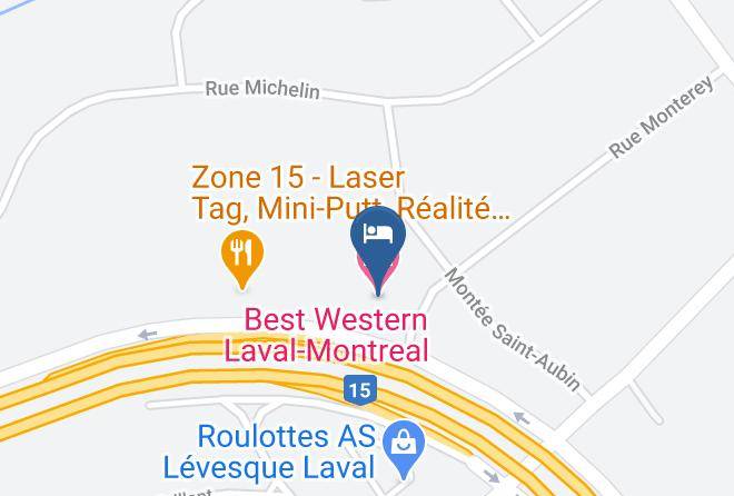 Laval - Best Western Laval Montreal Maps