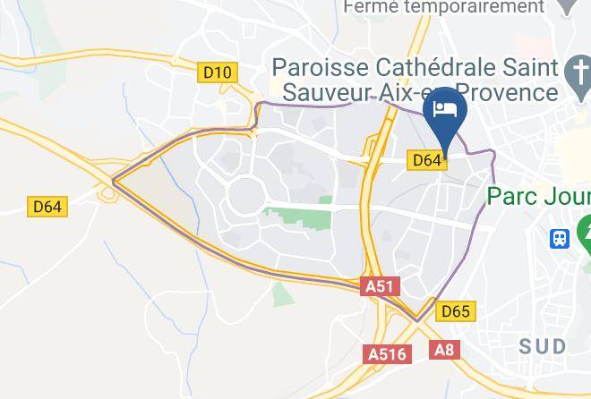Bouches Du Rhone - Best Western Le Galice Aix Centre Ville Maps