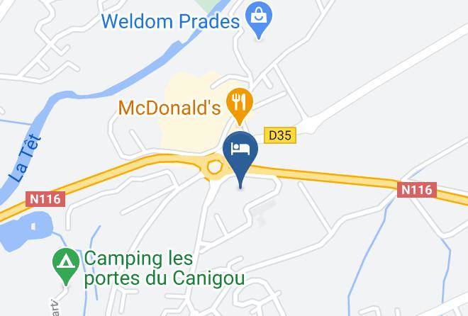 Pyrenees Orientales - Best Western Le Vauban Maps