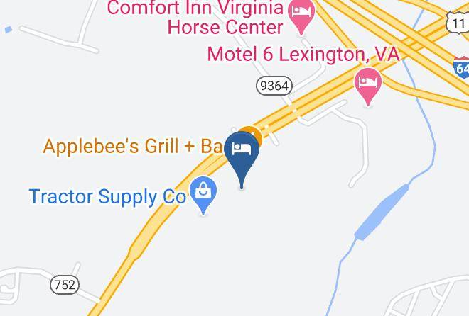 Rockbridge - Best Western Lexington Inn Maps