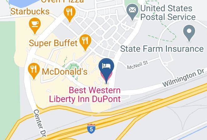 Best Western Liberty Inn Dupont Harita - Washington - Pierce