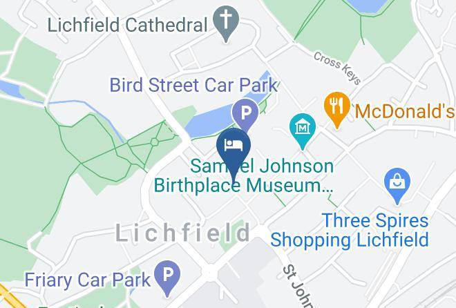Staffs - Best Western Lichfield City Centre The George Hotel Maps
