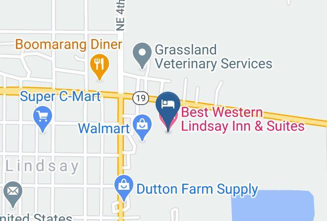 Garvin - Best Western Lindsay Inn & Suites Maps