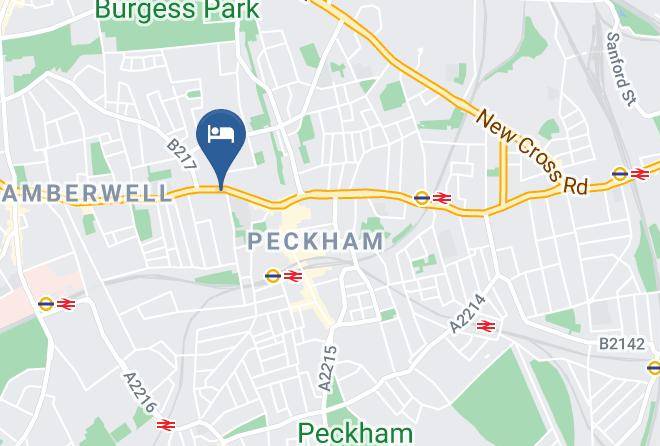 London - Best Western London Peckham Hotel Maps