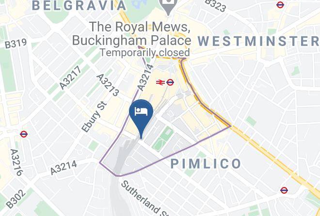 London - Best Western Buckingham Palace Rd Maps