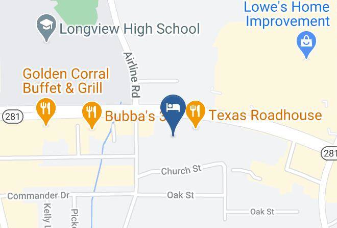 Gregg - Best Western Longview Maps