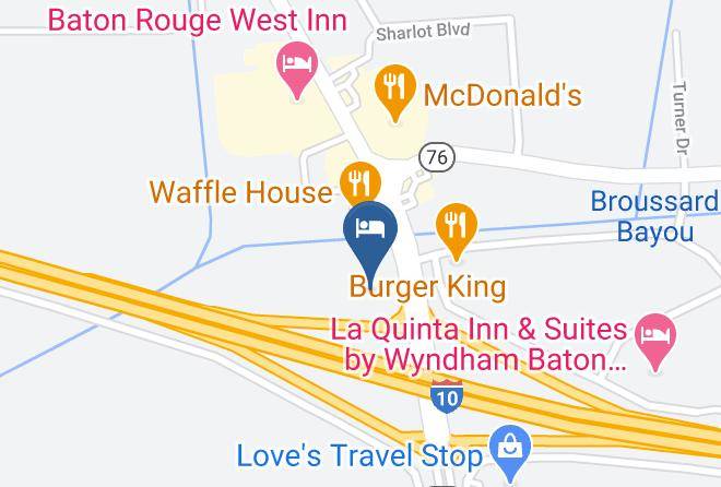 West Baton Rouge Par - Best Western Magnolia Manor Maps