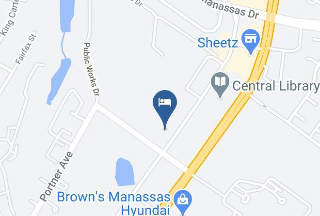 Manassas City - Best Western Manassas Maps