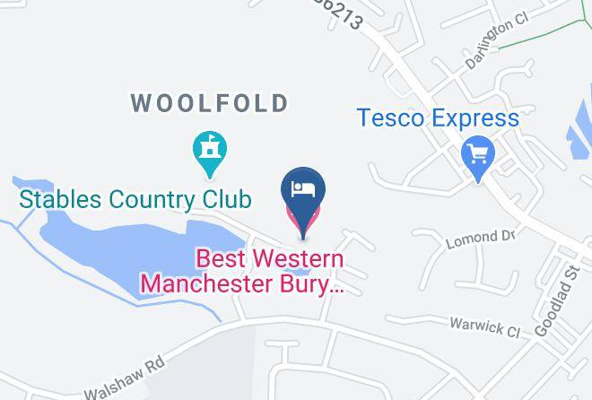 Greater Manchester - Best Western Manchester Bury Bolholt Country Park Hotel Maps