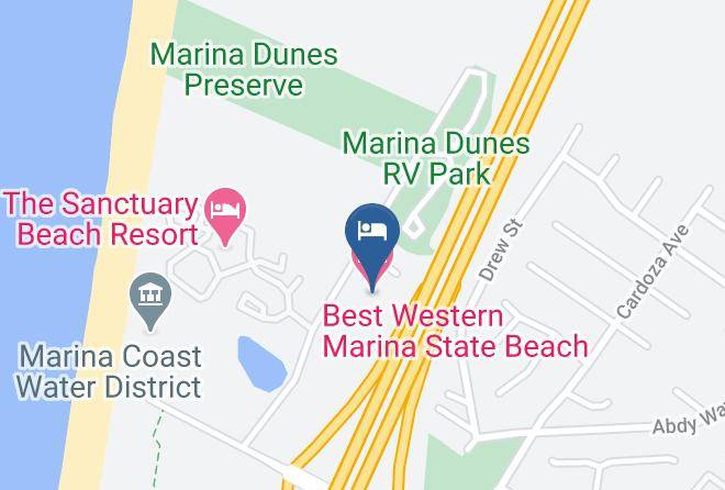 Monterey - Best Western Marina State Beach Maps