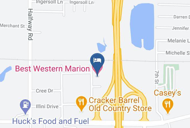 Williamson - Best Western Marion Hotel Maps