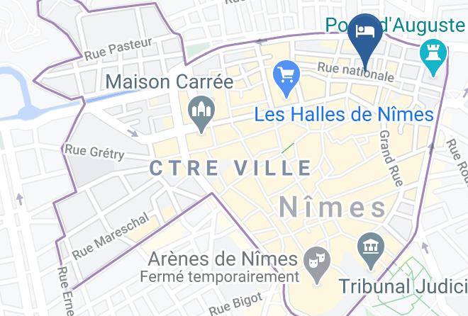 Gard - Best Western Marquis De La Baume Maps