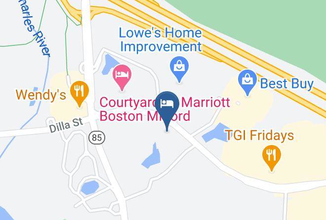 Worcester - Best Western Milford Inn Maps