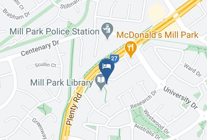 Best Western Mill Park Motel & Conference Centre Map