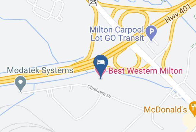 Halton - Best Western Milton Maps
