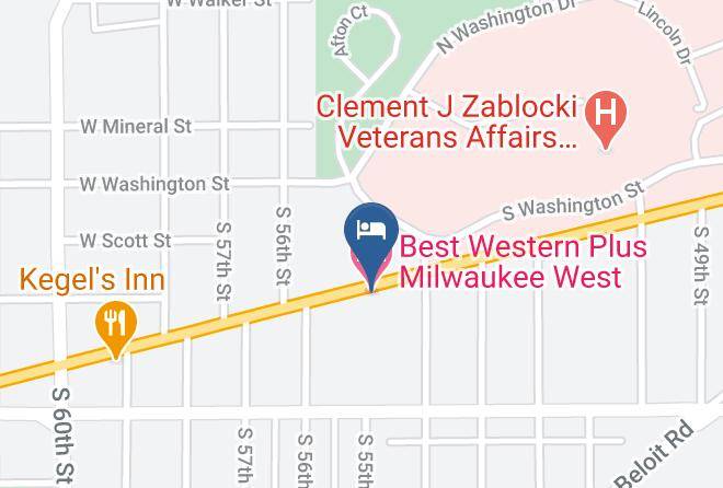 Milwaukee - Best Western Plus Milwaukee West Maps