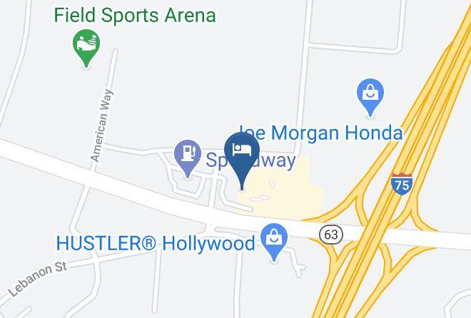 Best Western Monroe Inn Map