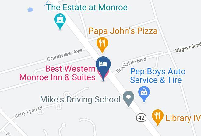 Gloucester - Best Western Monroe Inn & Suites Maps