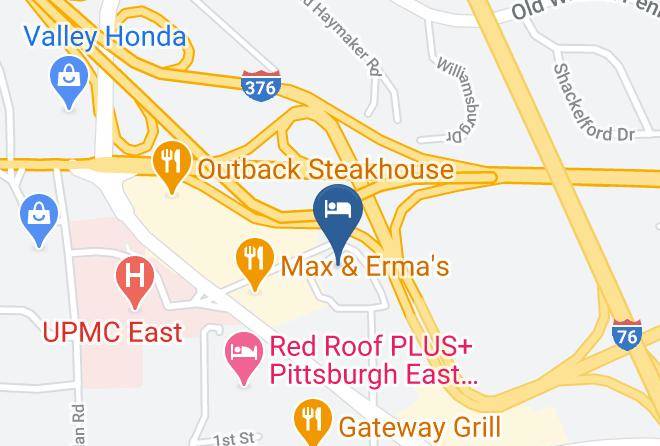 Allegheny - Best Western Monroeville Pittsburgh East Maps
