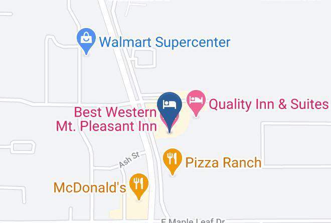 Henry - Best Western Mt Pleasant Inn Maps