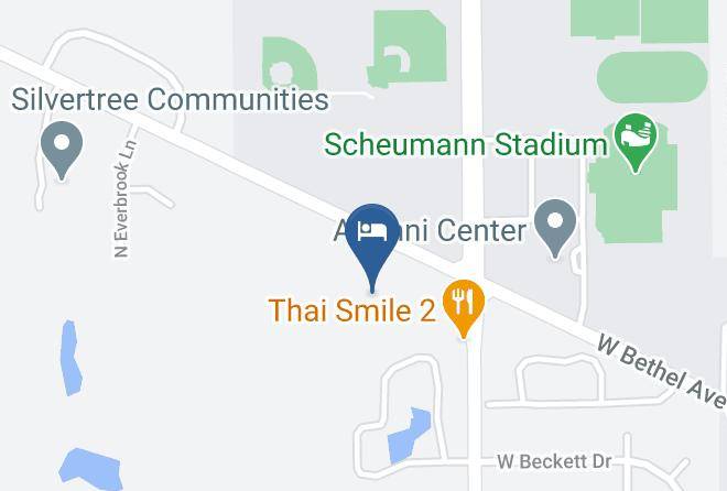 Delaware - Best Western Muncie Maps
