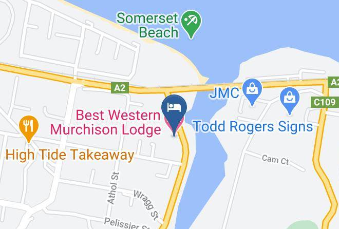 Waratahwynyard - Best Western Murchison Lodge Maps