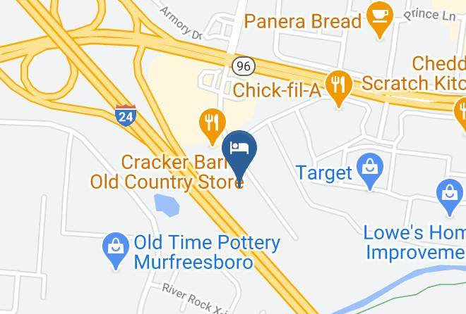 Rutherford - Best Western Murfreesboro Maps