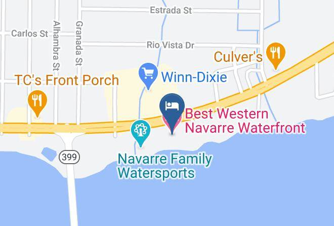 Santa Rosa - Best Western Navarre Waterfront Maps