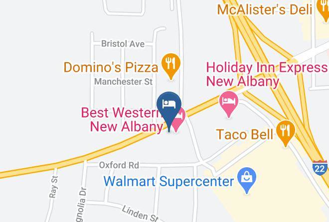 Union - Best Western New Albany Maps