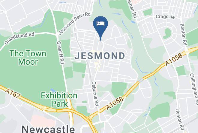 Newcastle Upon Tyne - Best Western New Kent Hotel Maps