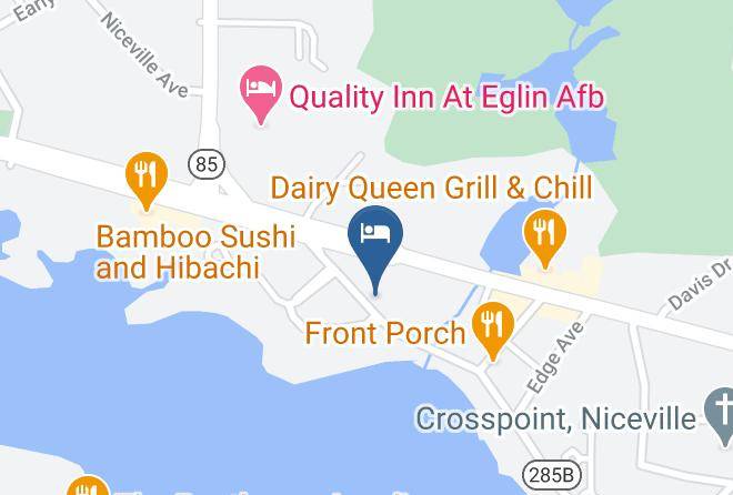 Okaloosa - Best Western Niceville Eglin Afb Hotel Maps