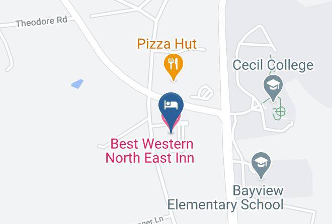 Cecil - Best Western North East Inn Maps