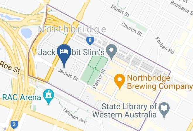 Perth - Best Western Northbridge Maps