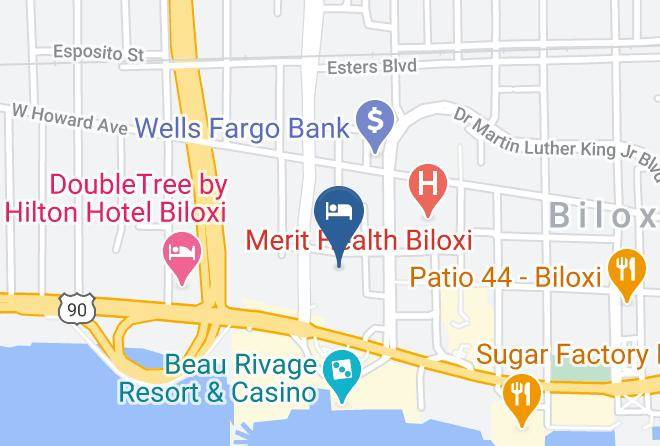 Best Western Oak Manor Map