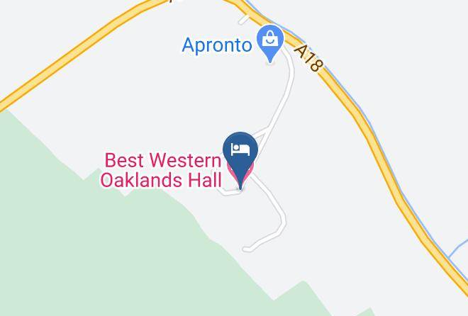 North East Lincolnshire - Best Western Oaklands Hall Hotel Maps