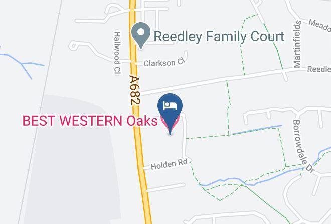 Lancs - Best Western Oaks Hotel Maps