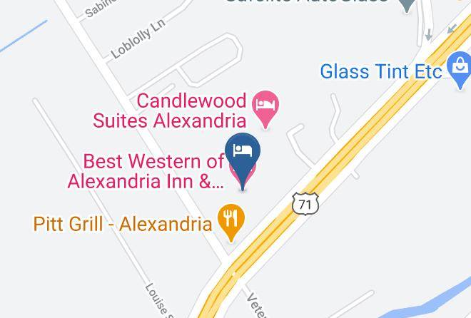 Rapides Par - Best Western Of Alexandria Inn & Suites & Conference Center Maps
