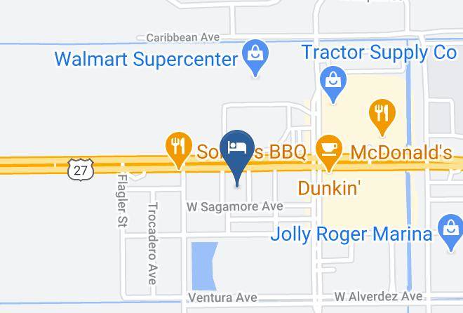 Best Western Of Clewiston Map