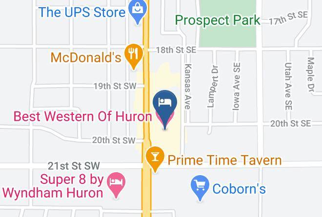 Beadle - Best Western Of Huron Maps