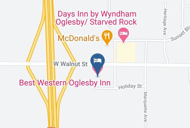 La Salle - Best Western Oglesby Inn Maps